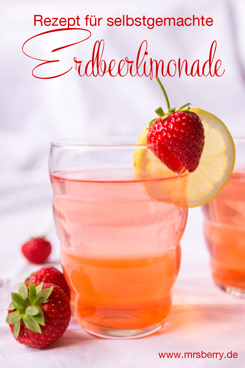 Erdbeersirup selber machen - für fruchtige Erdbeerlimonade &amp; süße ...