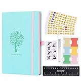Dotted Bullet Journal - Lemome Hardcover A5 mit Stifthalter (Mint Green)