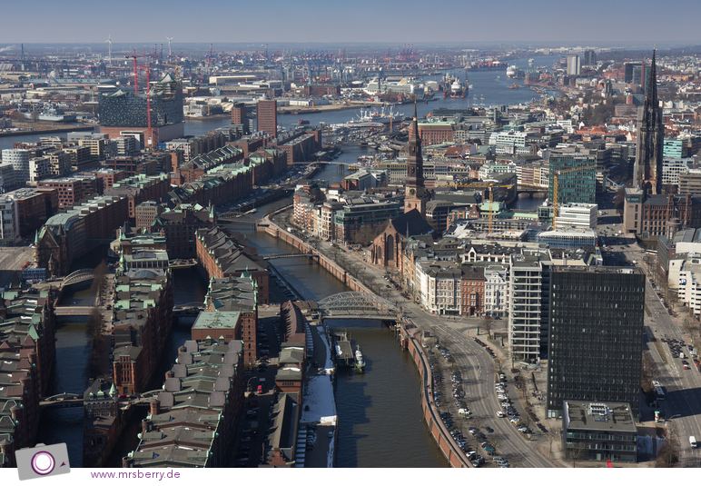 Hamburg von oben. Der geilste Blick auf die Stadt.