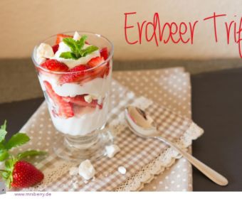 Rezept: Erdbeer Trifle - ein Sommer Dessert