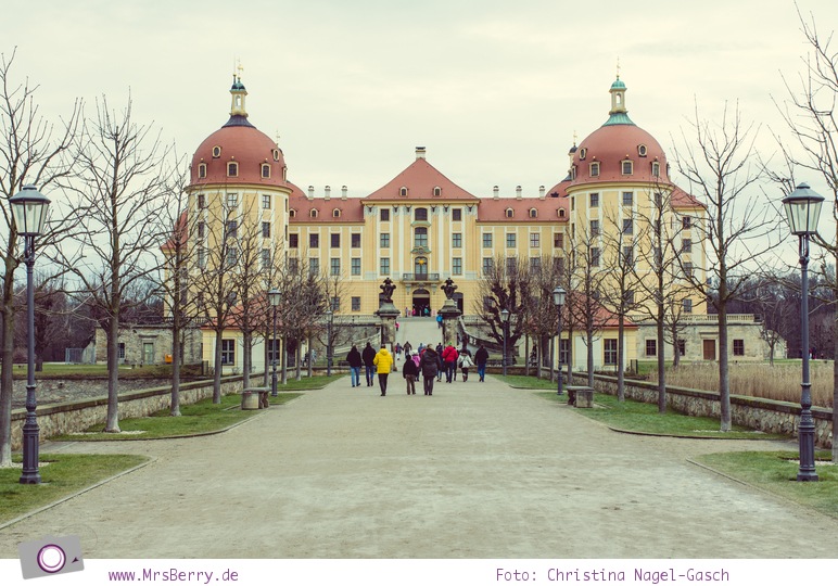 Schloss Moritzburg als Drehort für das Märchen Drei Haselnüsse für Aschenbrödel