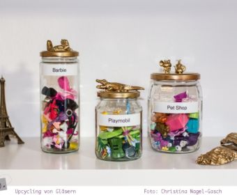 DIY Trend Upcycling: Spielzeug im Glas