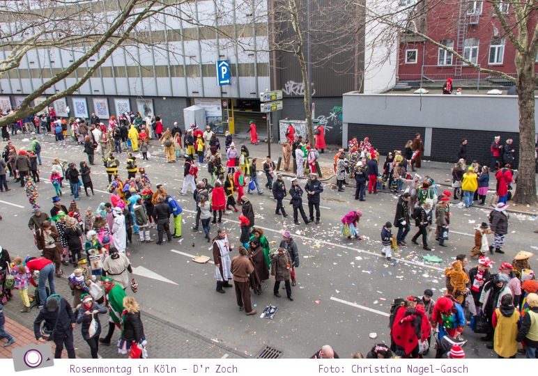 Karneval - der Rosenmontagszug in Köln 2014