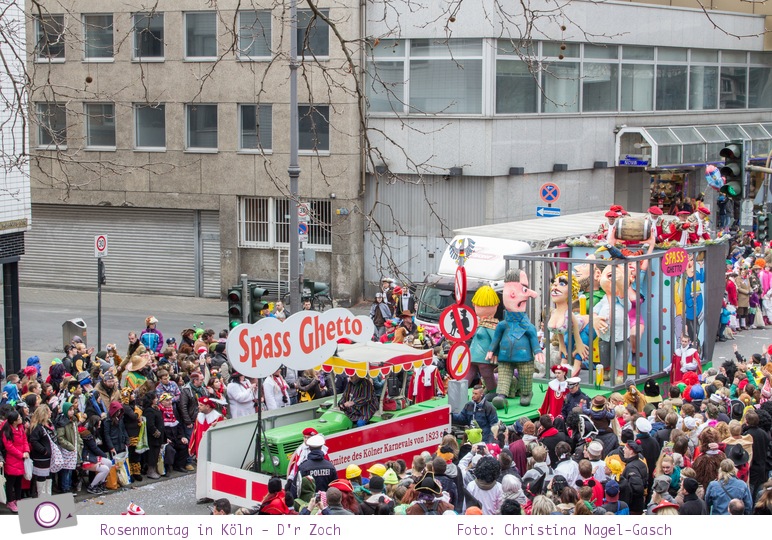 Karneval - der Rosenmontagszug in Köln 2014