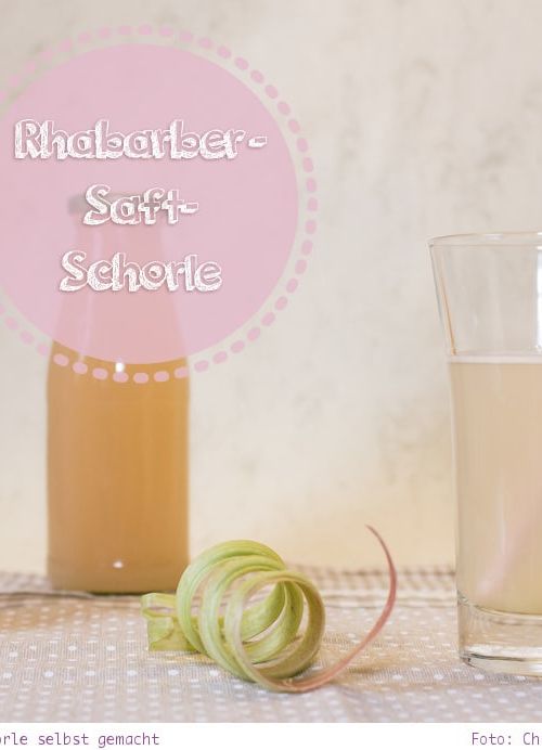 Rhabarbersaft selbstgemacht – süß-sauer-lecker