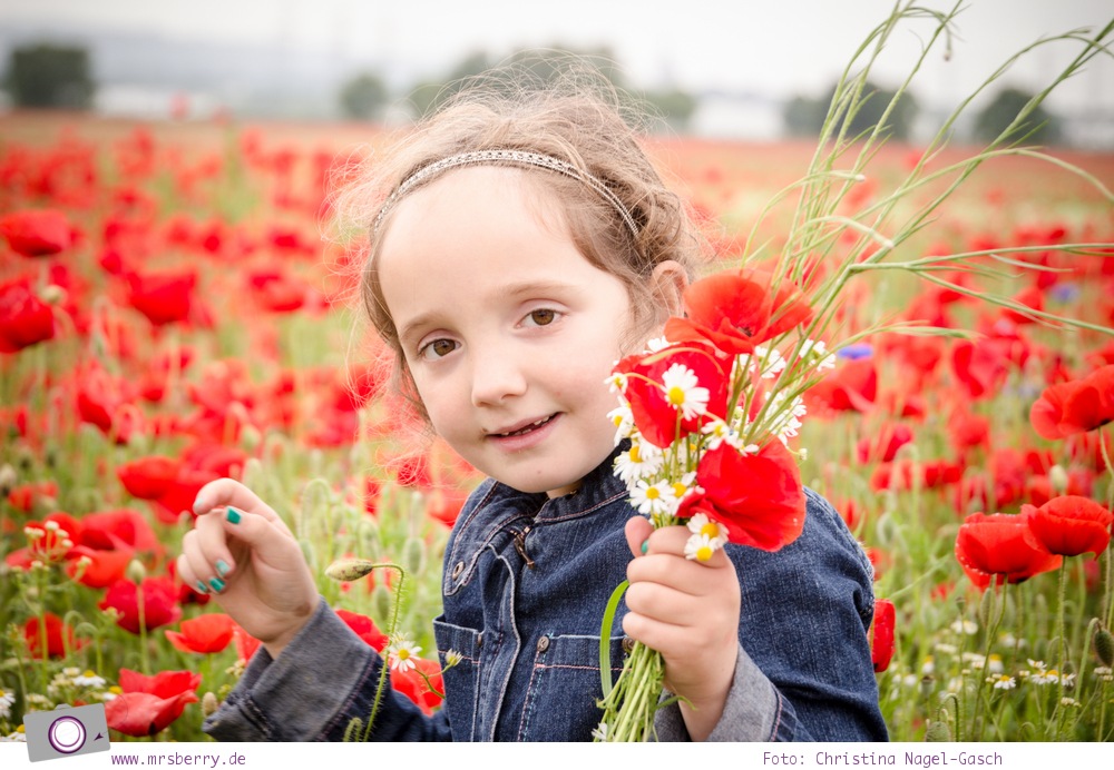 Kinderfotografie im Mohnblumenfeld - 7 Tipps für schöne Kinderfotos