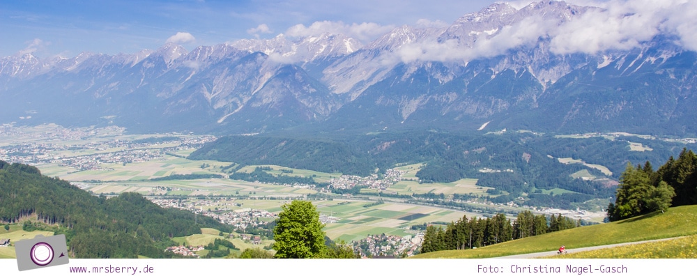 Eindrücke aus Hall-Wattens in Tirol - Bergpanorama - fantastische Aussicht auf die Bergwelt