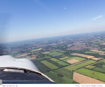 Emsland: Rundflug mit einem Motorflugzeug über Nordhorn-Lingen