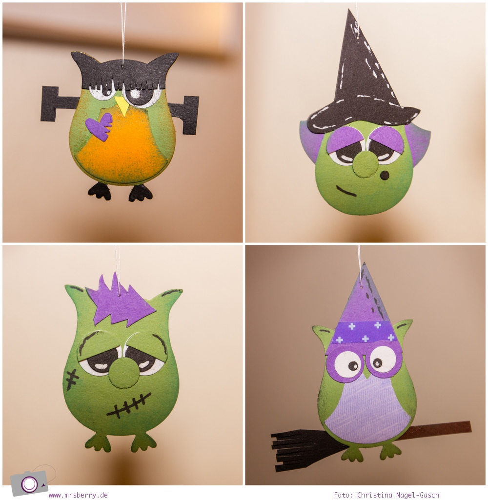 DIY Halloween Dekoration basteln: Geister, Hexen und Monster mit der Eulenstanze