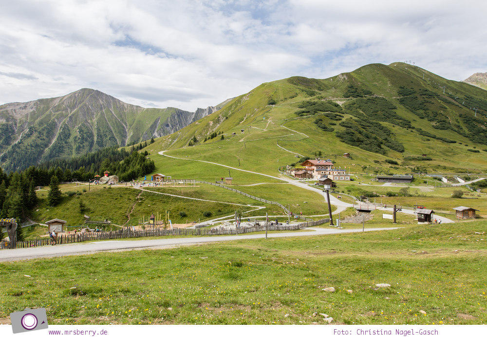 Sommer in Tirol: Serfaus mit Kind - Murmliwasser Spielpark
