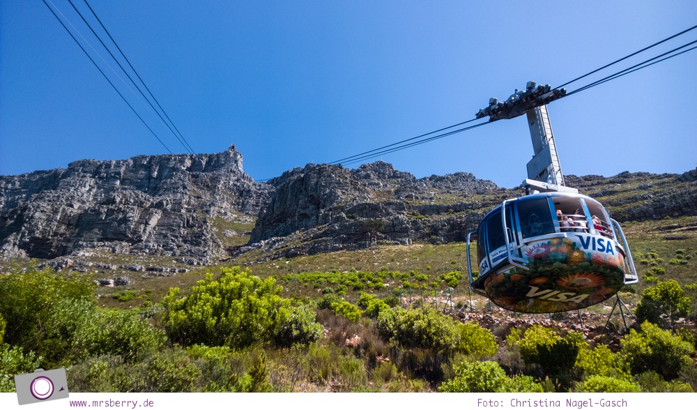 Südafrika: Sightseeing in Kapstadt - Seilbahn zum Tafelberg