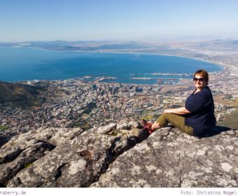 Südafrika: Sightseeing in Kapstadt - Ausblick vom Tafelberg