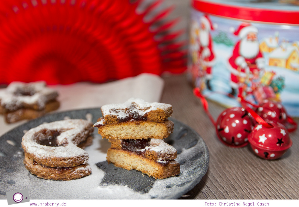 Weihnachtliches Kekse-Backen: Rezept für Linzer-Sterne