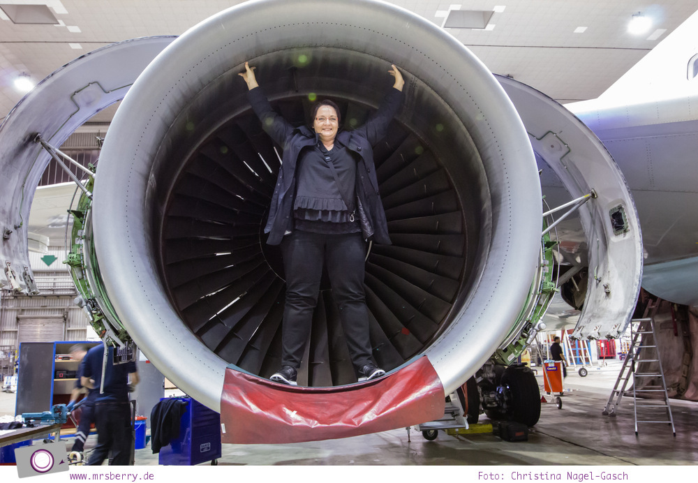 Condor: Ein Blick hinter die Kulissen von Deutschland größtem Ferienflieger #InsightCondor | Einblick in die Condor Technik Halle | im Triebwerk eines Flugzeugs