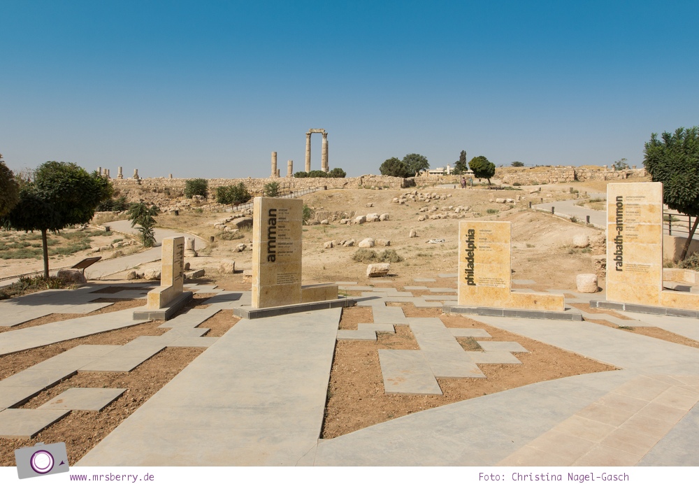 Rundreise Jordanien - ein Reisebericht: Besuch des Zitadellenhügel in Amman