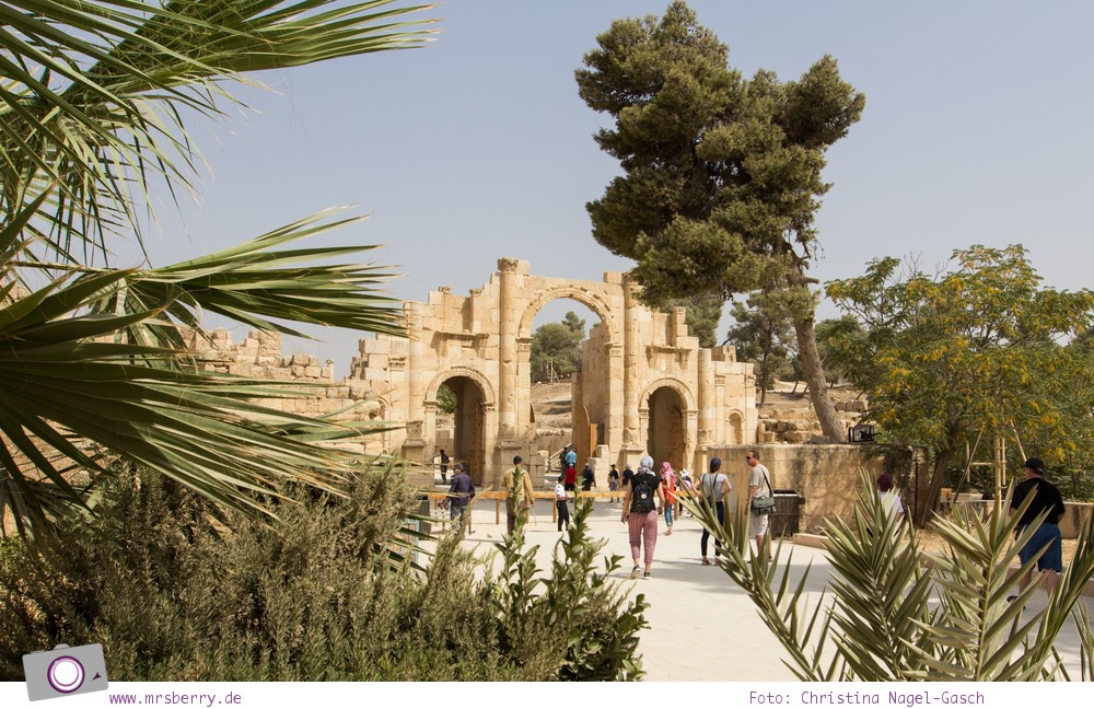 Rundreise Jordanien - ein Reisebericht: historische Stadt Jerash (Gerasa)