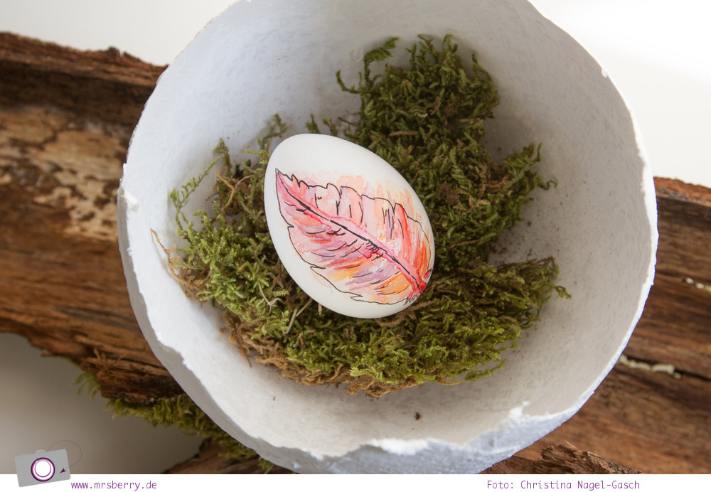 Ostereier mit Aquarell bemalen (Watercolor Easter Eggs)
