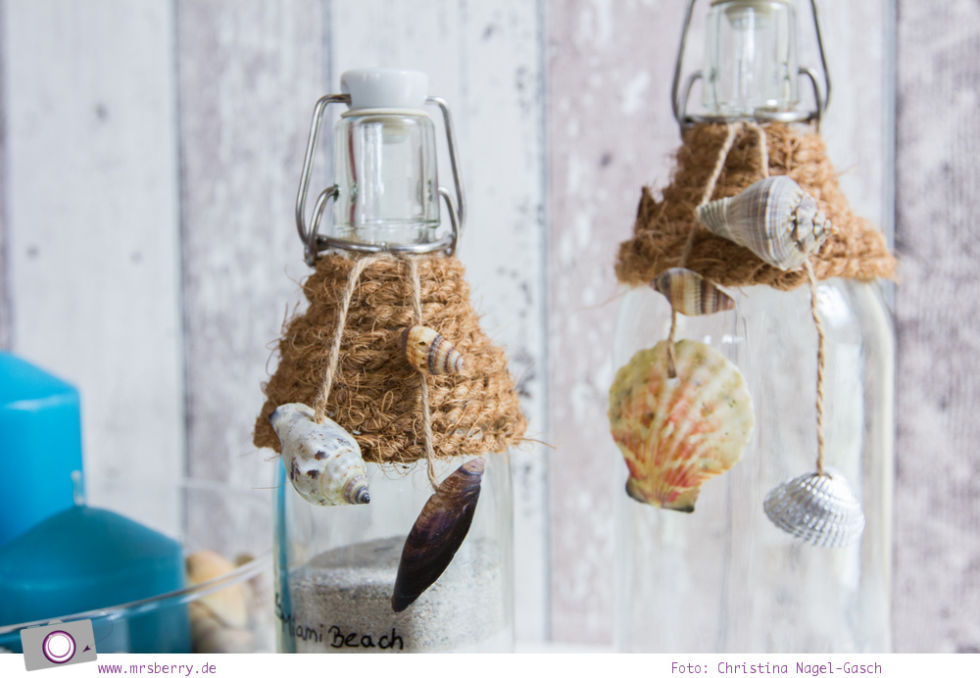 Maritime Deko selber machen - Urlaubssand aufbewahren - MrsBerry Studio