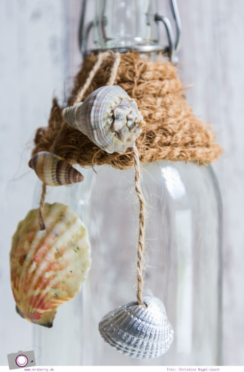 Maritime Deko selber machen - Urlaubssand aufbewahren - MrsBerry Studio
