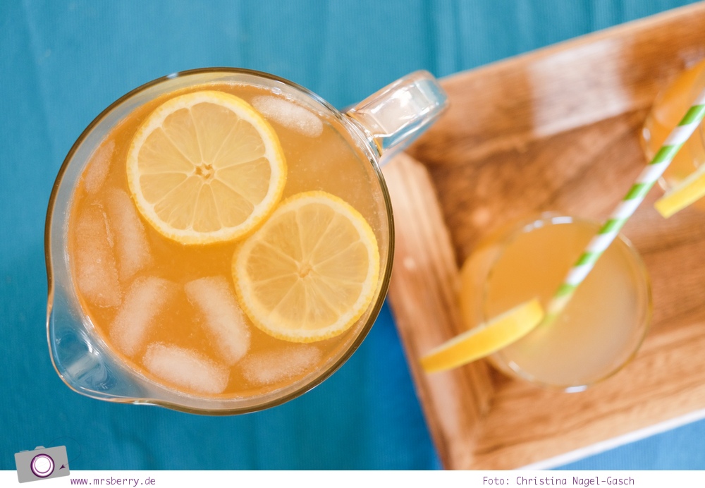 Limonade selber machen: fruchtig & herb, Zitronen-Ingwer-Limonade
