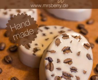 DIY Massage-Lotion-Bars / Körperbutter mit Kaffee selber machen