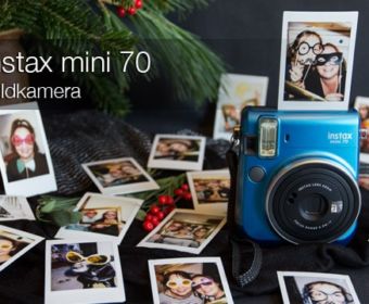 Fuji Instax mini 70 Sofortbildkamera im Photobooth
