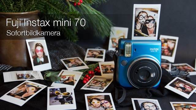 Fuji Instax mini 70 Sofortbildkamera im Photobooth