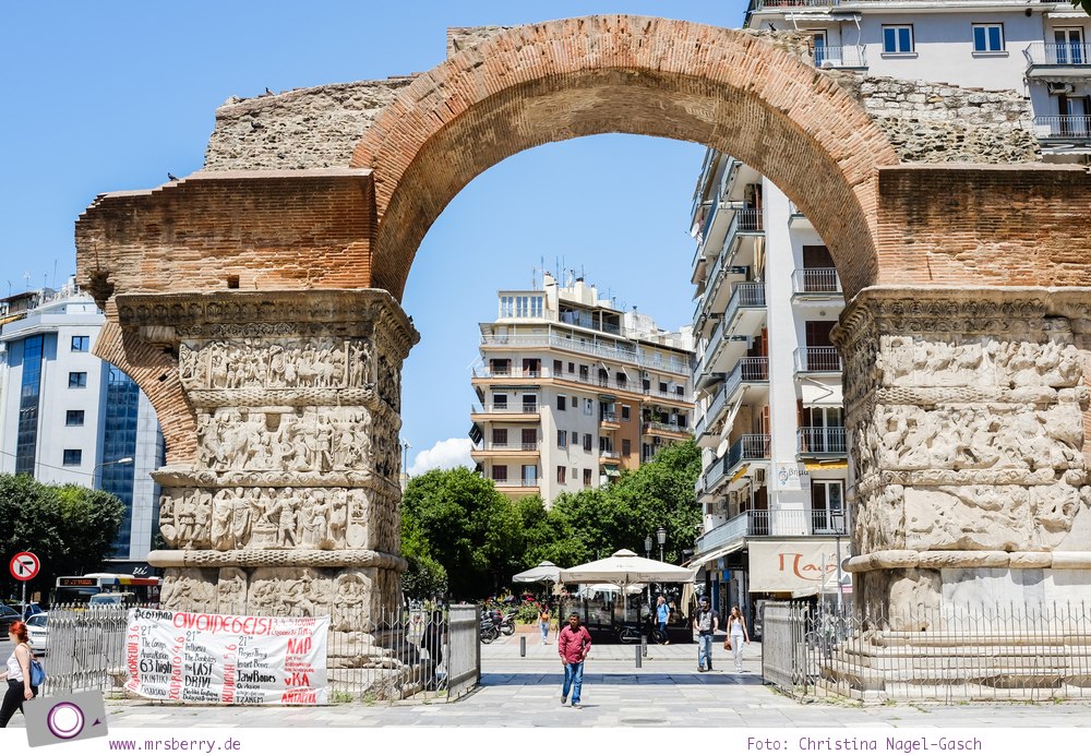 Griechenland: Sehenswürdigkeiten in Thessaloniki - ein Stadtrundgang in 4 Stunden: Galeriusbogen