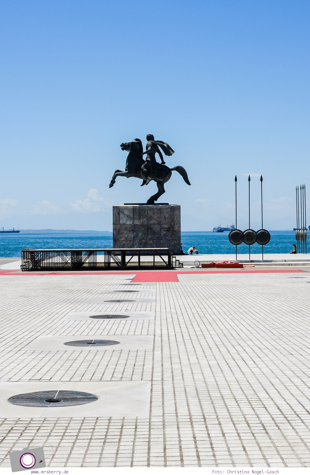 Griechenland: Sehenswürdigkeiten in Thessaloniki - ein Stadtrundgang in 4 Stunden: Reiterstatue Alexander der Grosse