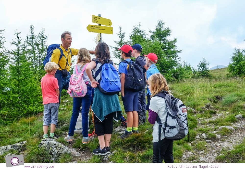 Familienurlaub in Kärnten - Feriendorf Kirchleitn mit Ranger Tagen für Kinder: Wandern mit einem Ranger [Österreich, Wandern im Nockberge Nationalpark]