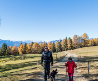 Naturhotel Lüsnerhof - Wellness und Wandern in Südtirol | Wandern mit Kind in den Dolomiten zur Kreuzwiesenalm