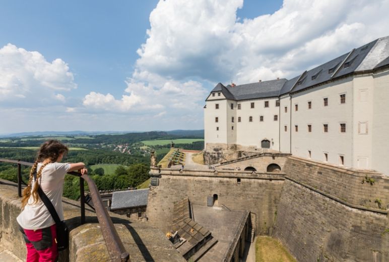 Sächsische Schweiz: Familienurlaub in Hinterhermsdorf - Familien-Ausflug zur Festung Königstein