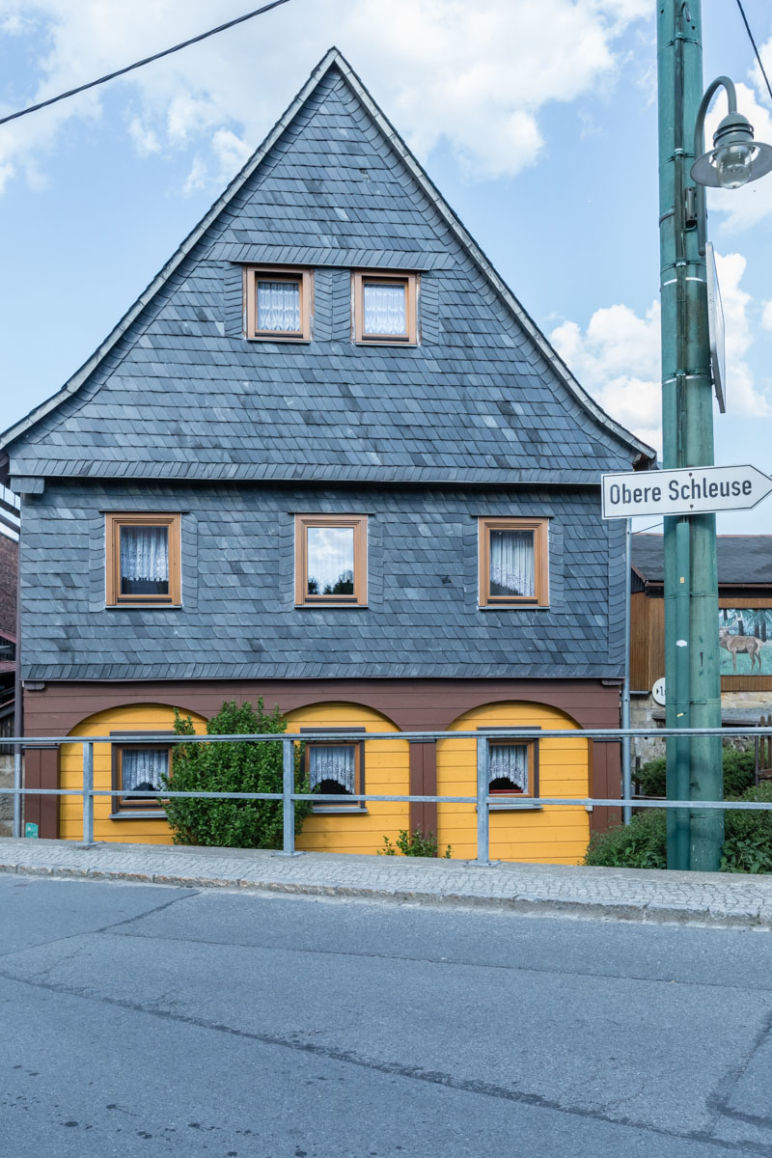 Sächsische Schweiz: Familienurlaub in Hinterhermsdorf - traditionelle Umgebindehäuser im "Schönsten Dorf in Sachsen"