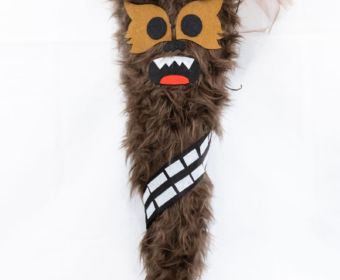 STAR WARS Schultüte basteln Chewbacca - eine DIY Idee zu Einschulung und Schulanfang | mit Schritt für Schritt Anleitung zum einfachen Basteln mit Kindern | Eine Idee des MrsBerry DIY-Blog
