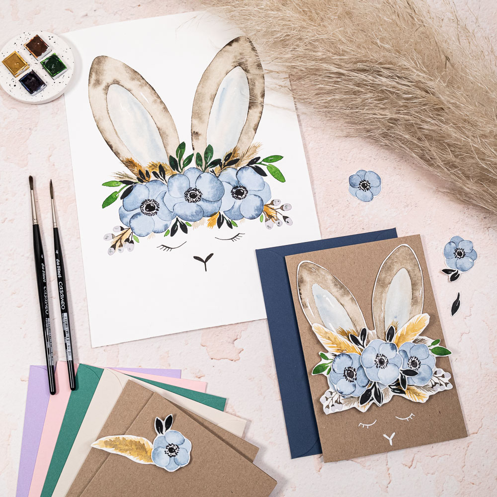 MrsBerry_Watercolor_FloralJourneyChallenge_Maerz_Hasenohren