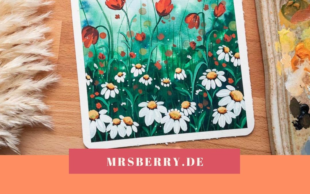 Workshop Gouache Wildblumen